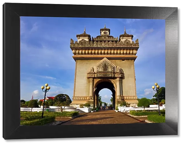 Patuxay Monument arch, Vientiane, Laos