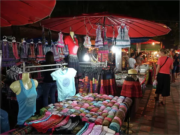 Chiang Mai night street market, Chiang Mai, Thailand