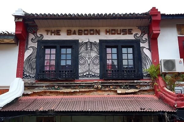 Baboon House in Malacca, Malaysia