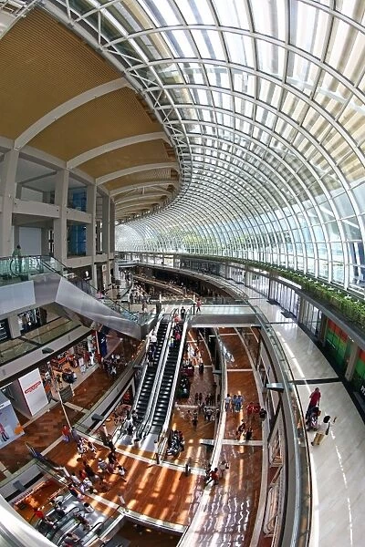 Marina Bay Sands shopping centre and shops in Singapore, Republic of Singapore
