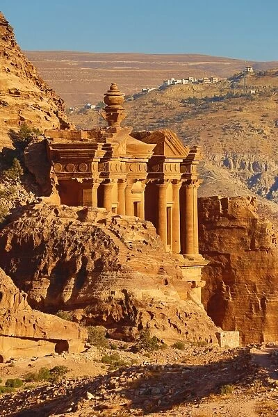 The Monastery, Ad-Deir, in the rock city of Petra, Jordan