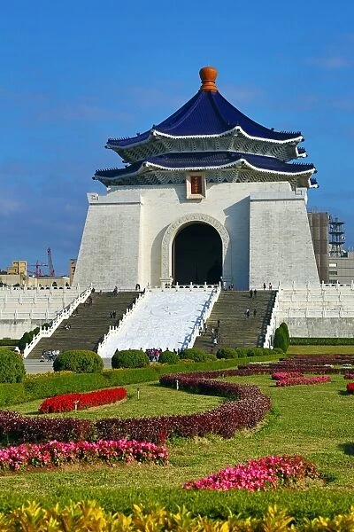 The National Chiang Kai Shek Memorial Hall in Taipei, Taiwan