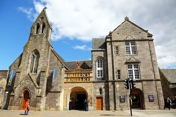 The Queens Gallery at Holyrood House on the Royal Mile in Edinburgh, Scotland, United