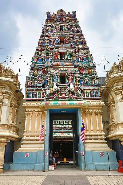 Sri Mahamariamman Hindu Temple in Kuala Lumpur, Malaysia