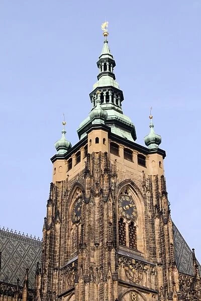 St. Vitus Cathedral in Prague Castle in Prague