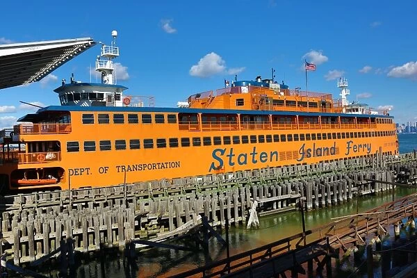 The Staten Island Ferry, New York. America