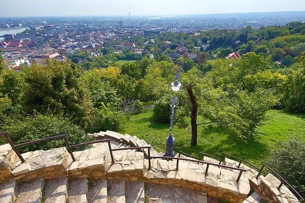 View from Gellert Hill in Budapest, Hungary