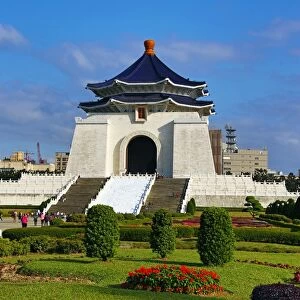 The National Chiang Kai Shek Memorial Hall in Taipei, Taiwan