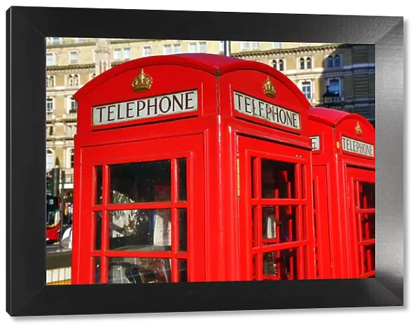 Red London Telephone Box, London, England