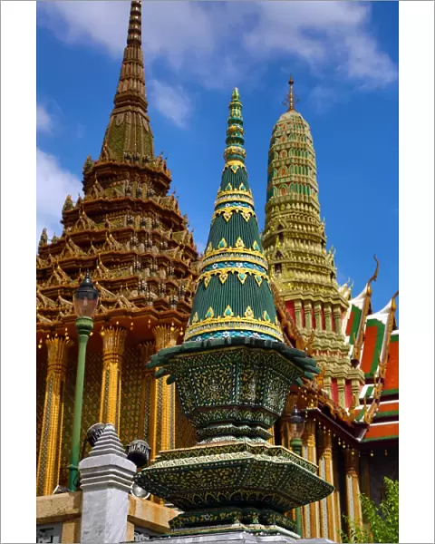 Wat Phra Kaew, Temple of the Emerald Buddha Complex, Bangkok, Thailand