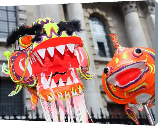 Chinese New Year Parade 2015 for the Year of the Sheep or Goat, London