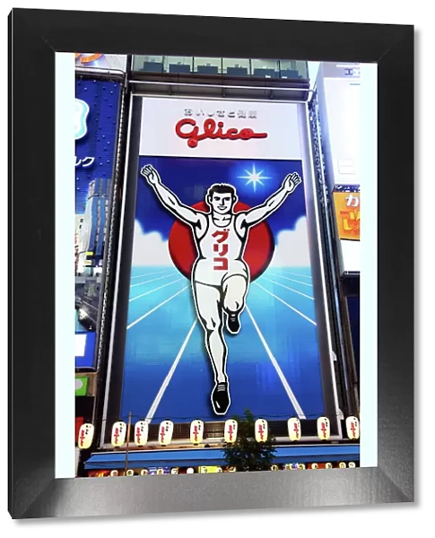 Glico Man advertising billboard in Namba, Osaka, Japan