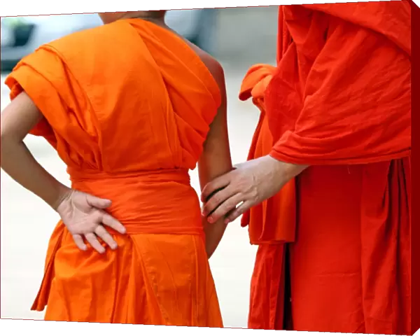 Buddhist Monks, Vientiane, Laos