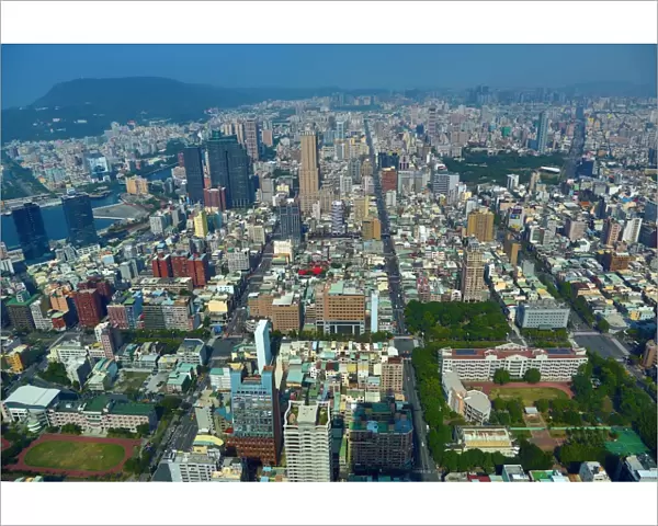 City skyline view of Kaohsiung, Taiwan