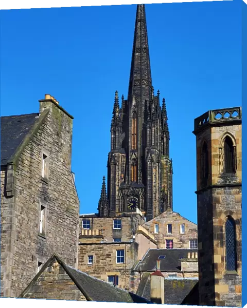 Spire of The Hub, formerly, the Victoria Hall and Highland Tolbooth St. Johns Church