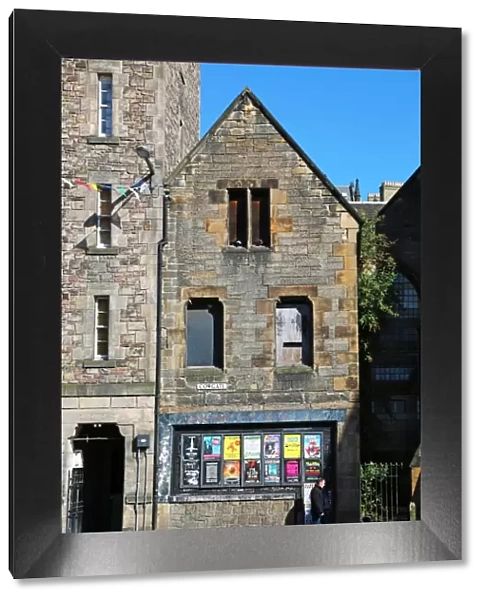 Abandoned building in Cowgate in Edinburgh, Scotland, United Kingdom