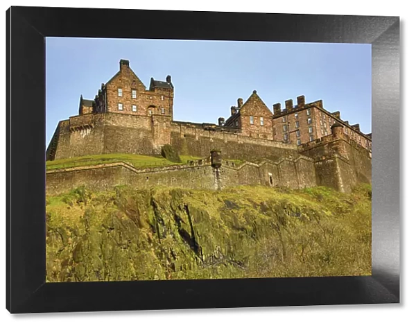 View of Edinburgh Castle in Edinburgh, Scotland