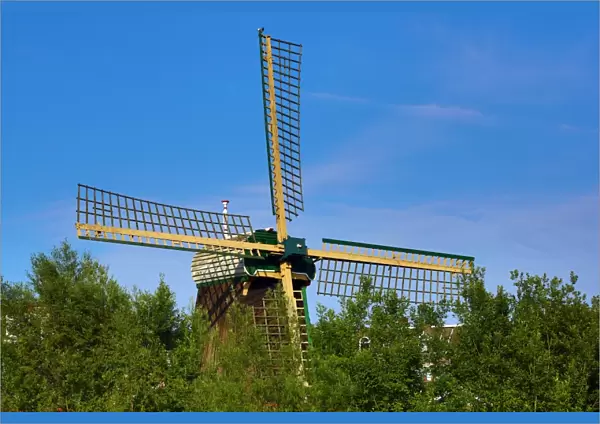 De Otter paltrok windmill in Amsterdam, Holland