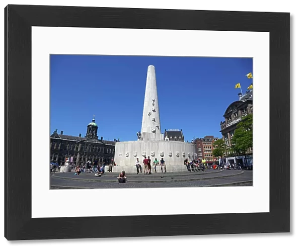 National Monument in Dam Square, Amsterdam, Holland