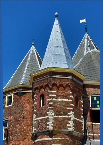 In De Waag, 15th century city gate which is now a restaurant in Nieuwmarkt Square
