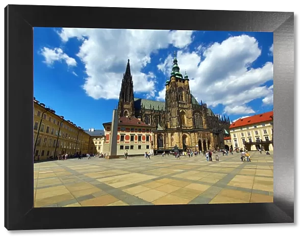 St. Vitus Cathedral, in the Prague Castle Complex in Prague, Czech Republic