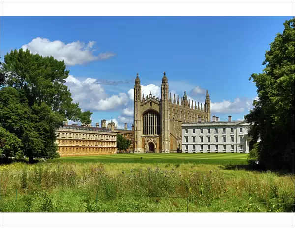Kings College and the Backs, Cambridge, England, UK