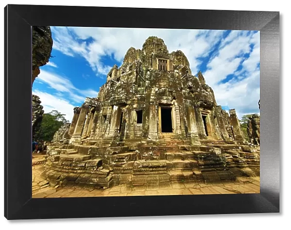 Ruins of the Bayon Khmer Temple, Angkor Thom, Siem Reap, Cambodia