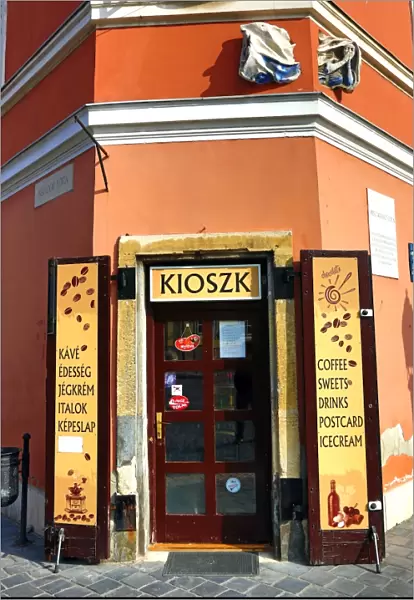 Traditional Kioszk Shop, Budapest, Hungary