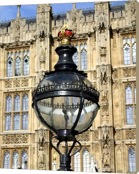 Iron Lamppost at the Houses of Parliament, London