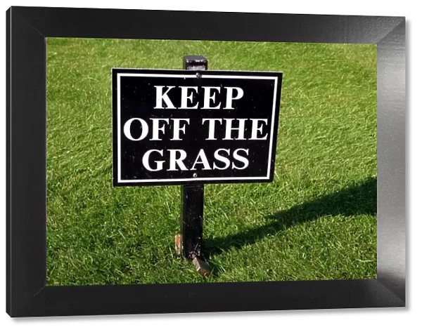 Keep off the grass