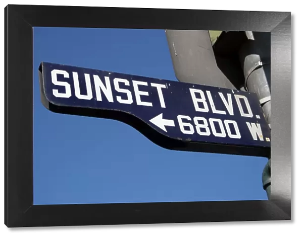 Sunset Boulevard sign