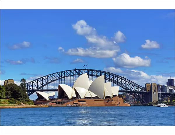 Sydney Opera House and Harbour Bridge, Sydney, New South Wales, Australia