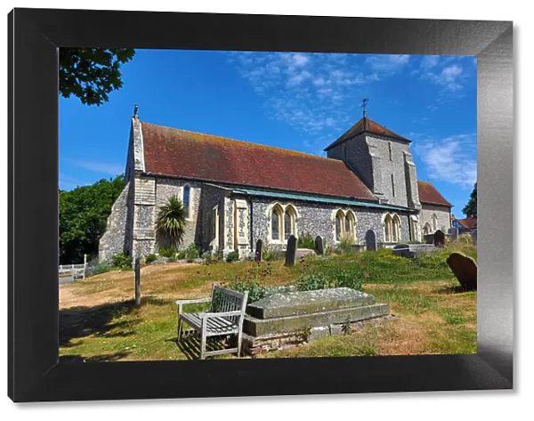 St Margarets Church in the village of Rottingdean, East Sussex, England, United