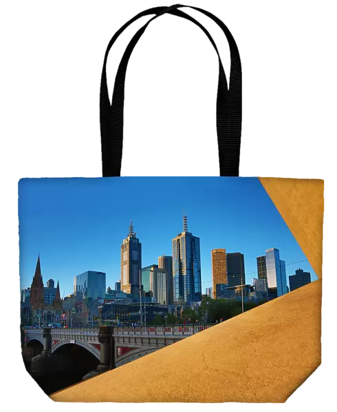 General view of the city skyline, Melbourne, Victoria, Australia