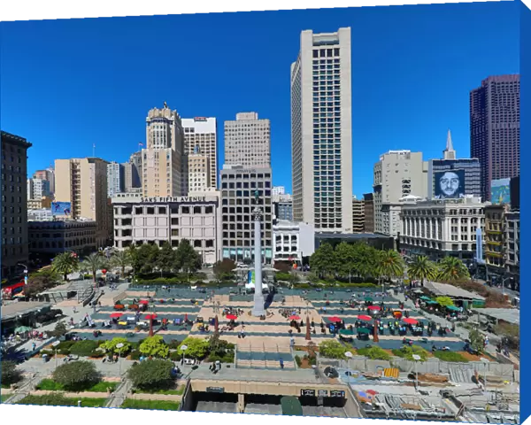 Union Square in Downtown San Franciso, California, USA