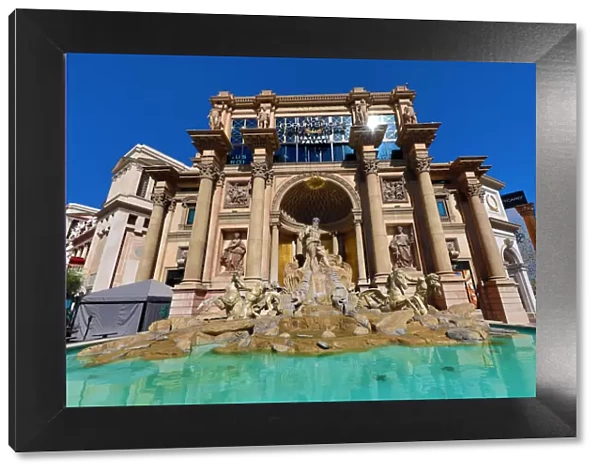 Facsimile of the Trevi Fountain at Caesars Palace, Las Vegas, Nevada, America
