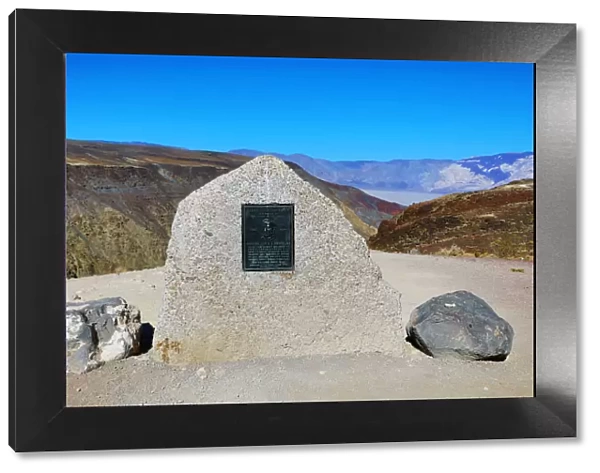 Memorial for Father John J Crowley at Padre Crowley Point, Death Valley National Park