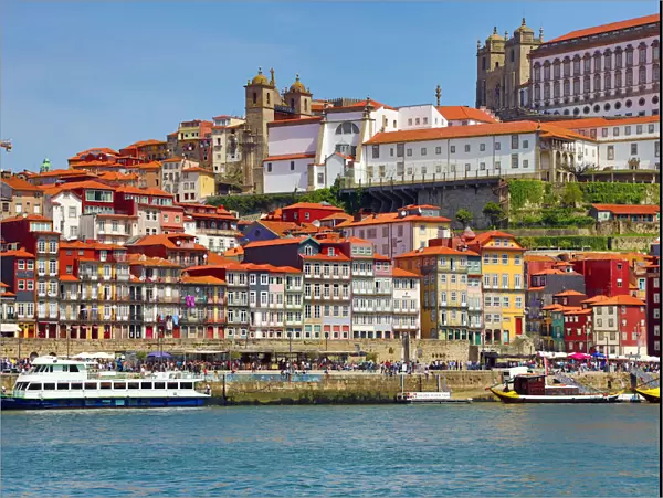 The city of Porto, the cathedral and the River Douro, Portugal