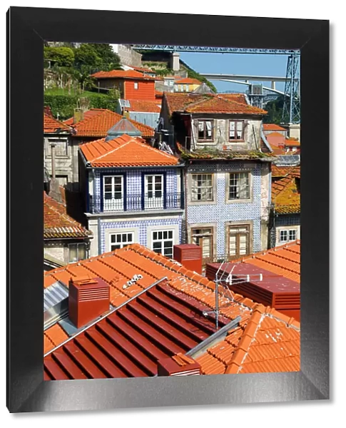 Traditional buildings and houses in Porto, Portugal