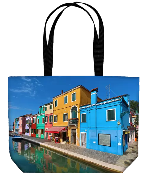 Canal and colourful houses Burano Island, Venice, Italy