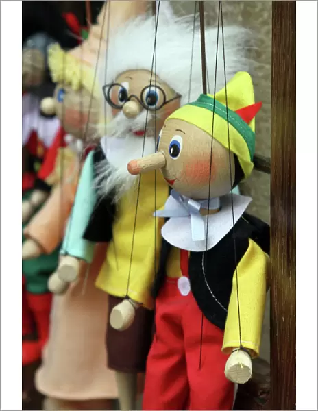 Traditional string puppets