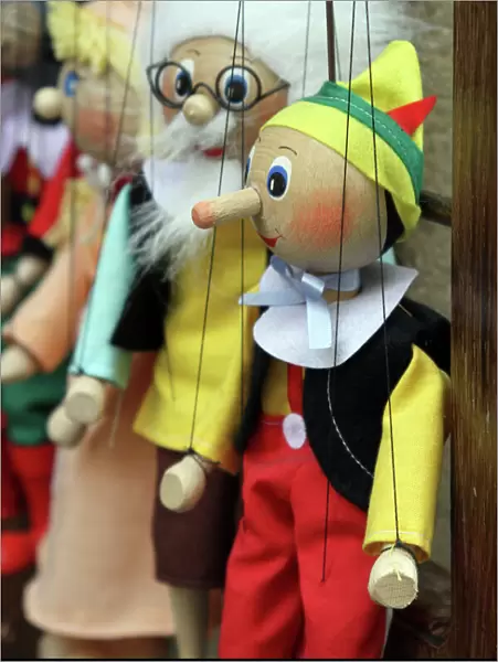 Traditional string puppets