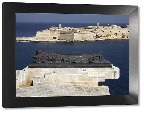 The Siege Bell monument, Valletta, Malta