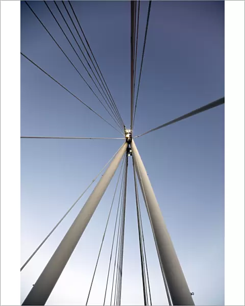 Suspension cables of the Golden Jubilee Bridge