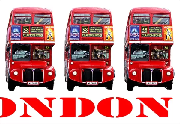 Souvenir I love London Red Double-Decker Routemaster Bus