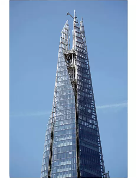 Top of the Shard skyscraper building, London