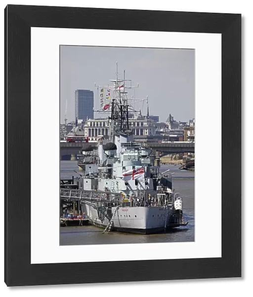 HMS Belfast warship, London