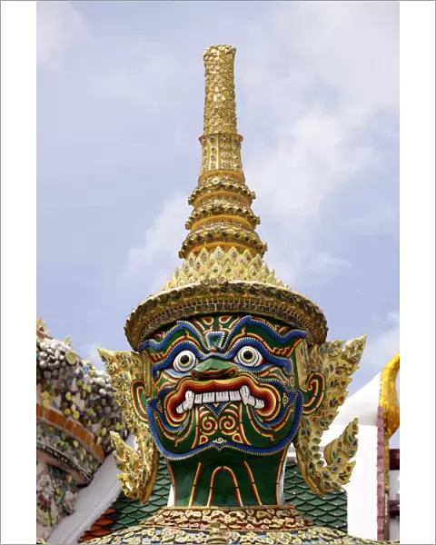 Giant Temple Guardian at the Grand Palace Complex, Wat Phra Kaew, Bangkok