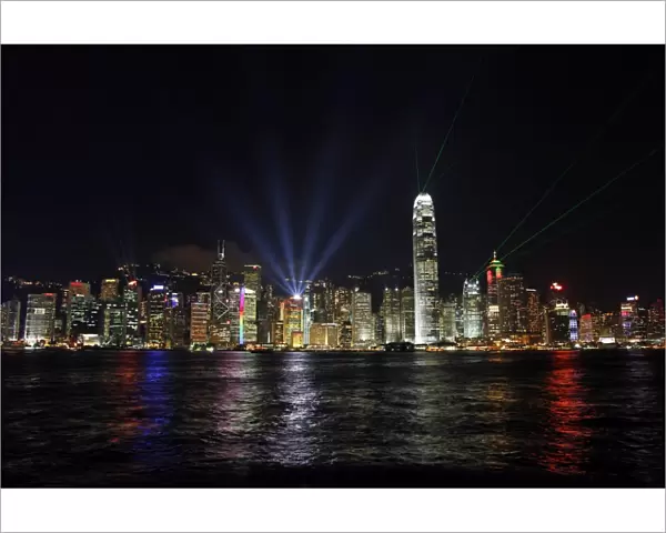 Symphony of Lights and the Hong Kong Skyline