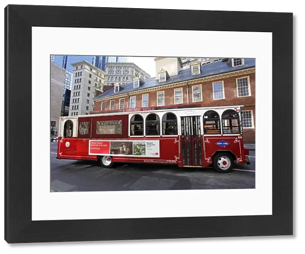 Tourist tour bus, Boston, Massachusetts, America